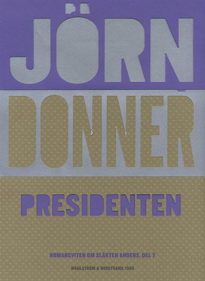 Cover for Jörn Donner · Presidenten (ePUB) (2014)