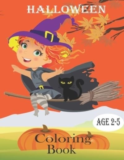 Cover for Zoe Arts Book · Halloween Coloring Book Ages 2-5 (Paperback Bog) (2020)