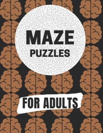 Cover for Aymane Jml · Maze Puzzles For Adult (Paperback Book) (2021)