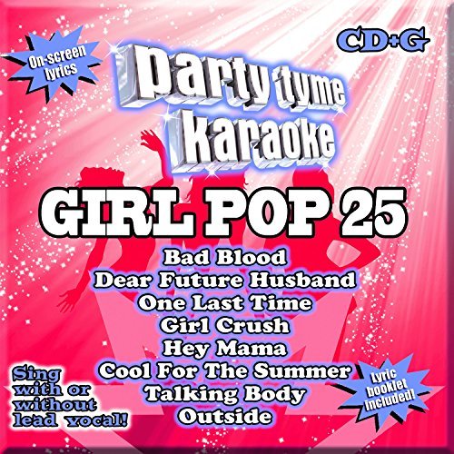 Cover for Party Tyme Karaoke: Girl Pop 25 / Various (CD) (2015)