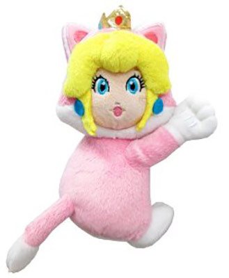 Merc Nintendo  Plüsch Peach Cat Magnet 19 cm - Merchandise - Koopwaar -  - 3700789291930 - 25 februari 2021
