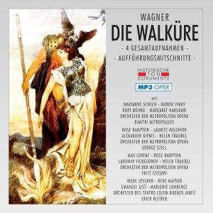 Die Walkuere-mp 3 - Wagner R. - Musikk - CANTUS LINE - 4032250103930 - 6. januar 2020