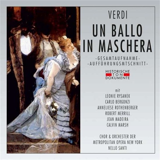 Un Ballo in Maschera - G. Verdi - Música - CANTUS LINE - 4032250190930 - 1 de junio de 2015