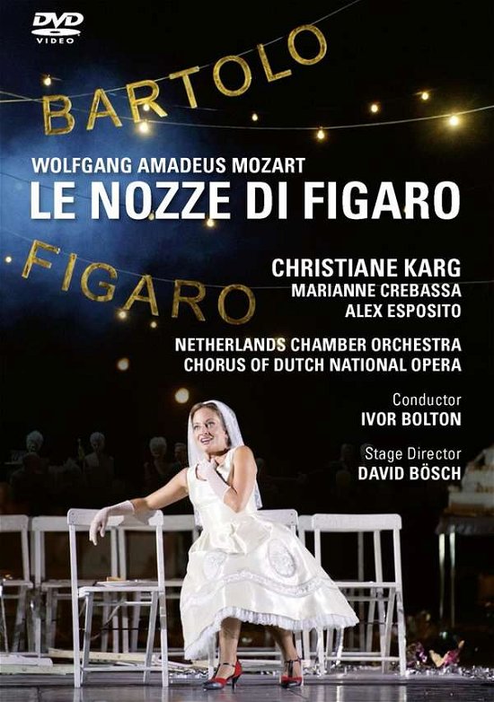 Cover for Wolfgang Amadeus Mozart · Le Nozze Di Figaro: Netherlands Chamber Orchestra (bolton) (DVD) (2020)