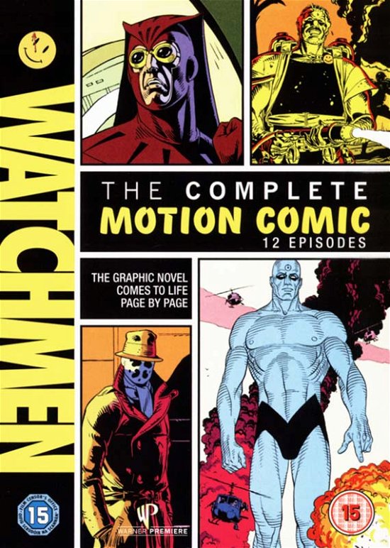 Cover for Watchmen - the Complete Motion · Watchmen - The Complete Motion Comics (DVD) (2009)