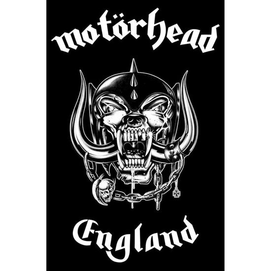 Cover for Motörhead · Motorhead Textile Poster: England (Plakat)