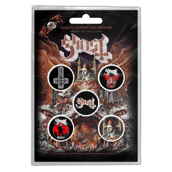 Ghost Button Badge Pack: Prequelle - Ghost - Produtos - PHD - 5055339789930 - 28 de outubro de 2019