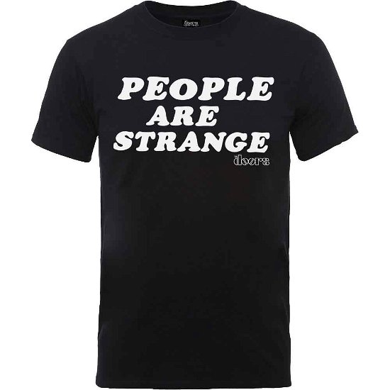 The Doors Unisex T-Shirt: People Are Strange - The Doors - Marchandise - Merch Traffic - 5056170624930 - 22 janvier 2020
