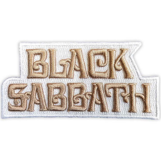 Cover for Black Sabbath · Black Sabbath Woven Patch: Text Logo (Standard) (Patch)