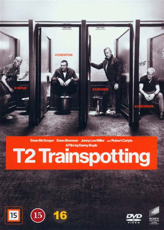 Cover for Ewan McGregor / Ewen Bremner / Johnny Lee Miller / Robert Carlyle · T2 Trainspotting (DVD) (2017)