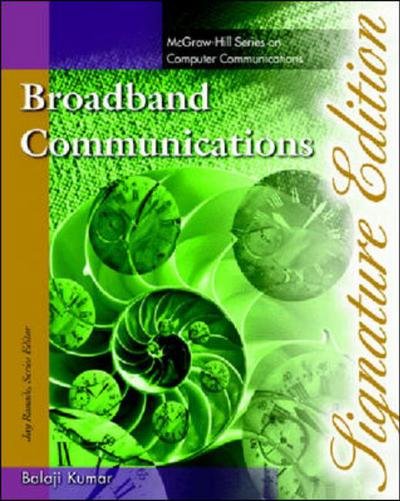 Cover for Balaji Kumar · Broadband Communications (Paperback Book) [Subsequent edition] (1998)