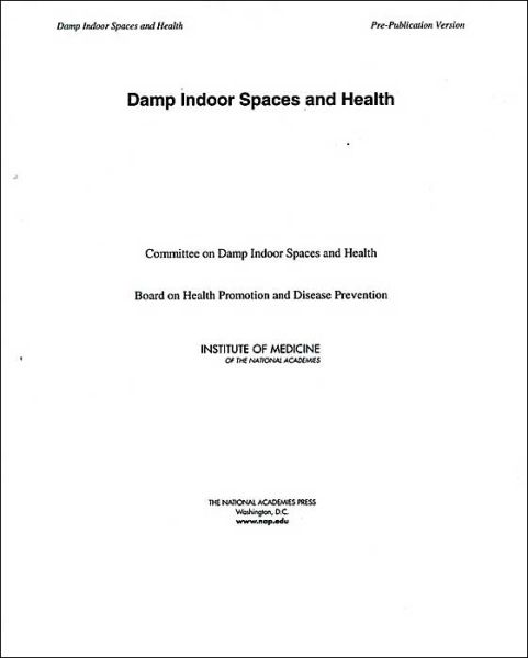 Cover for Institute of Medicine · Damp Indoor Spaces and Health (Hardcover Book) (2004)