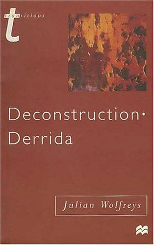 Cover for Julian Wolfreys · Deconstruction - Derrida (Transitions) (Paperback Book) (1998)