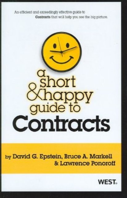 Cover for David Epstein · A Short and Happy Guide to Contracts - Short and Happy Series (Paperback Book) (2012)