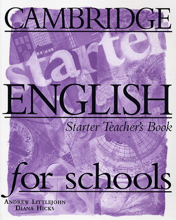 Cover for Diana Hicks · English for Schools - Teacher's Book Starter (Book) [1st edition] (2003)