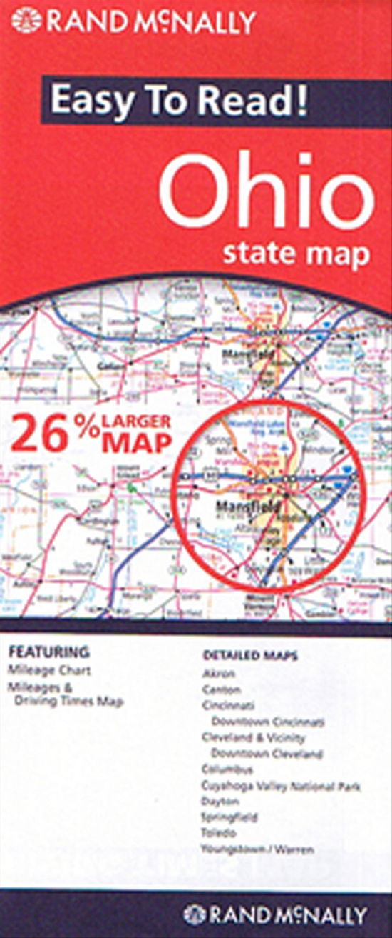 Cover for Rand McNally · Rand McNally: Ohio State Map (Hardcover Book) (2010)