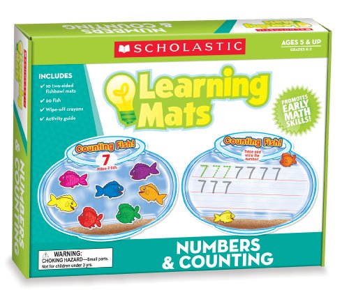 Cover for Scholastic Teaching Resources · Scholastic Teacher's Friend Numbers &amp; Counting Learning Mats, Multiple Colors (Tf7102) (Paperback Book) (2011)