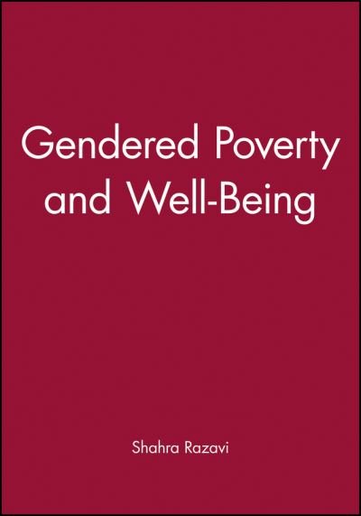 Cover for Razavi · Gendered Poverty and Well-Being - Development and Change Special Issues (Paperback Book) (2000)