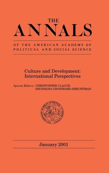 Culture and Development -  - Books - Sage Publications, Inc - 9780761923930 - 2001