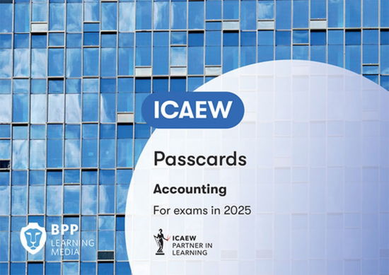 Cover for BPP Learning Media · ICAEW Accounting: Passcards (Spiralbog) (2024)