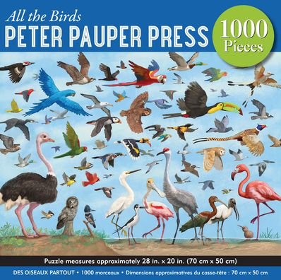 Cover for Peter Pauper Press · All The Birds 1000 Piece Jigsaw Puzzle (Inbunden Bok) (2020)