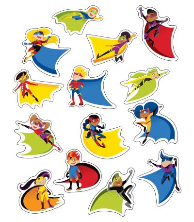 Cover for Carson-Dellosa Publishing · Super Power Super Kids Cut-Outs (N/A) (2016)