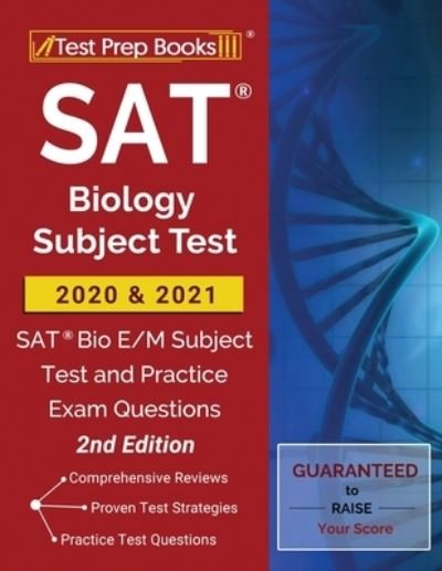 Cover for Test Prep Books · SAT Biology Subject Test 2020 and 2021 (Taschenbuch) (2020)