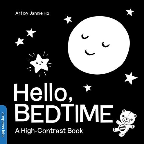 Cover for Duopress · Hello, Bedtime - High-Contrast Books (Board book) (2024)