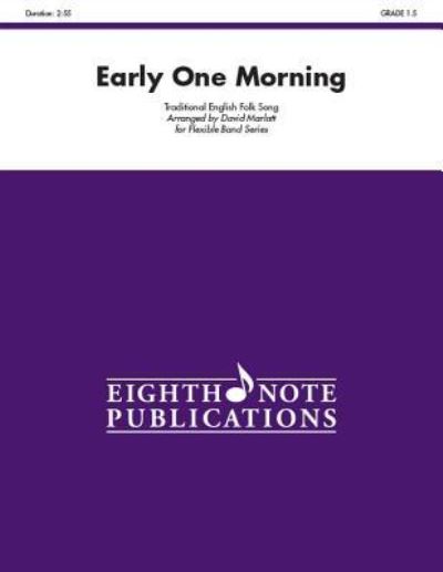 Cover for David Marlatt · Early One Morning (Partitur) (2014)