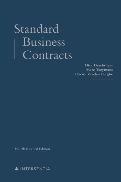 Standard Business Contracts - Dirk Deschrijver - Books - Intersentia Ltd - 9781780688930 - December 15, 2021