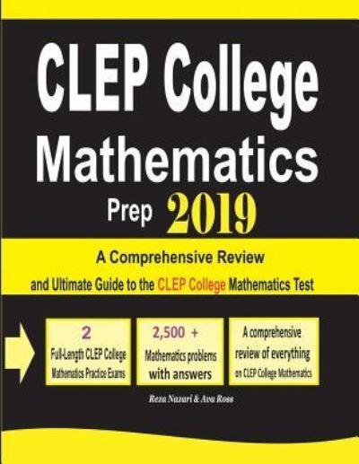 Cover for Ava Ross · CLEP College Mathematics Prep 2019 (Paperback Book) (2019)