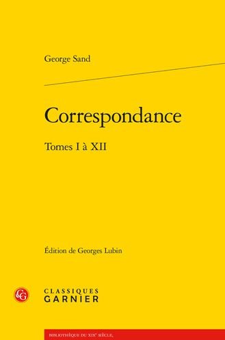 Cover for George Sand · Correspondance. Tomes I-XII (Innbunden bok) (2021)