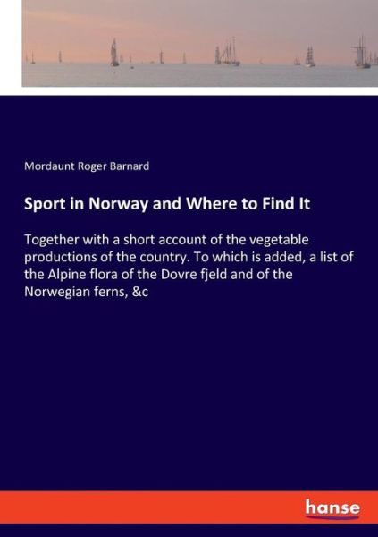 Cover for Barnard · Sport in Norway and Where to Fi (Book) (2019)