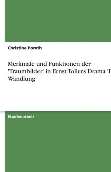 Cover for Porath · Merkmale und Funktionen der 'Tra (Bog) [German edition] (2013)