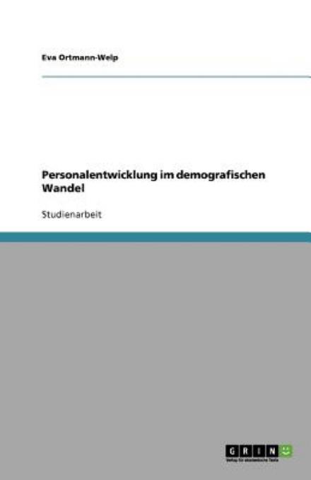 Cover for Ortmann-Welp · Personalentwicklung im dem (Book) [German edition] (2010)