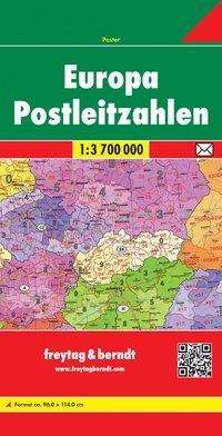 Cover for Freytag &amp; Berndt · Europe Post Codes Road Map 1:3 700 000 (Map) (2017)