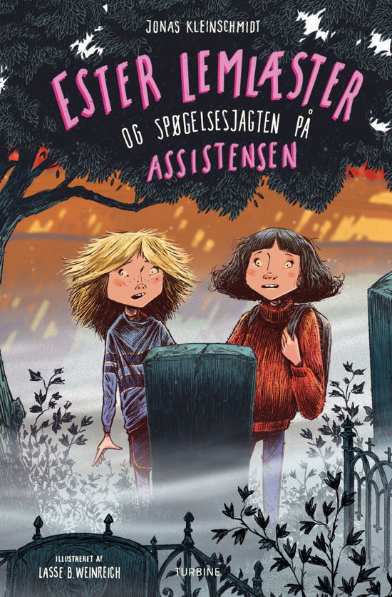 Cover for Jonas Kleinschmidt · Ester Lemlæster og spøgelsesjagten på Assistensen (Hardcover Book) [1th edição] (2024)