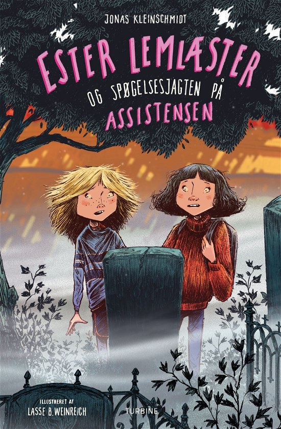 Cover for Jonas Kleinschmidt · Ester Lemlæster og spøgelsesjagten på Assistensen (Inbunden Bok) [1:a utgåva] (2024)