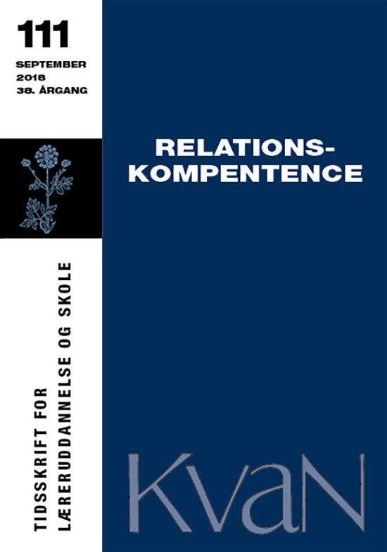 Cover for Per Fibæk Laursen m.fl. · KvaN 111 - Relationskompetence (Sewn Spine Book) [1º edição] (2018)