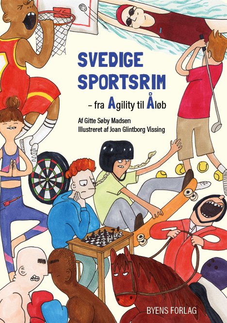 Cover for Gitte Søby Madsen · Svedige sportsrim (Sewn Spine Book) [1th edição] (2022)