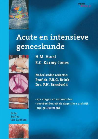 Acute en Intensieve Geneeskunde - H Van Der Horst - Böcker - Bohn Stafleu Van Loghum - 9789031348930 - 20 december 2007