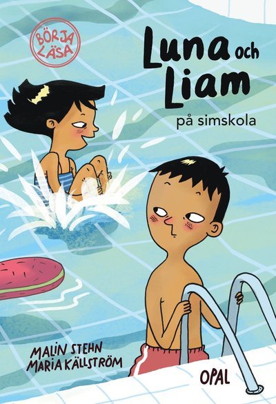 Cover for Malin Stehn · Luna och Liam: Luna och Liam på simskola (Innbunden bok) (2019)