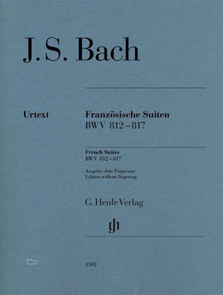 Cover for Bach · Französische Suiten BWV 812-817 (Buch) (2018)