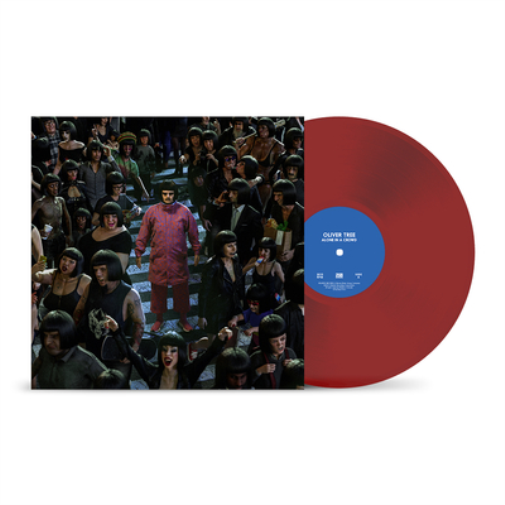 Cover for Oliver Tree · Alone In A Crowd (LP) [Translucent Ruby Red Coloured edition] (2023)