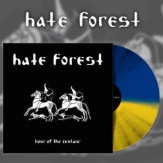 Cover for Hate Forest · Hour of the Centaur (Donation Blue / Yello Vinyl LP) (LP) (2022)