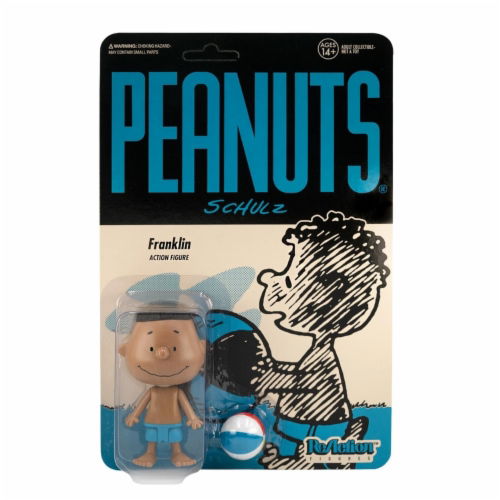 Peanuts Wave 2: Franklin 3.75 Inch Reaction Figure - Peanuts - Merchandise - SUPER 7 - 0840049806931 - September 30, 2020