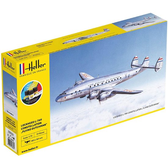 1/72 Starter Kit Lockheed L-749 Const. Flying Dutchman - Heller - Merchandise - MAPED HELLER JOUSTRA - 3279510563931 - 