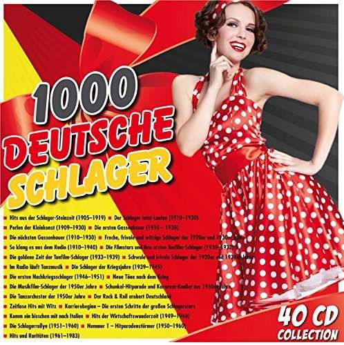 1000 Deutsche Schlager - Various Artists - Musik - Documents - 4053796001931 - 30 januari 2015
