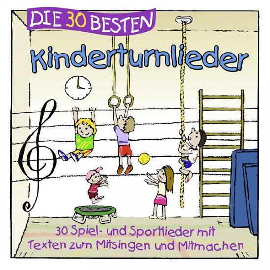 Cover for Simone Sommerland,karsten Glück &amp; Die Kita-frösche · Die 30 Besten Kinderturnlieder (CD) (2015)
