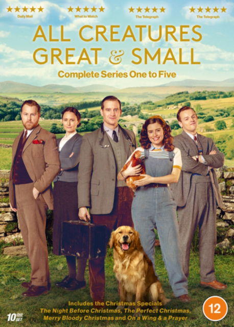 Cover for All Creatures Great  Small Series 15 · All Creatures Great &amp; Small: Series 1-5 (DVD) (2024)